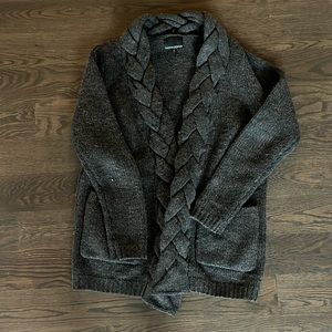 Cynthia Rowley braided cardigan (M)